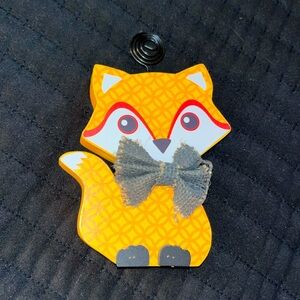 fall fox photo stand/holder